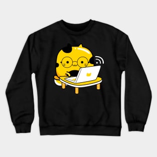 cat computer science programmer udp joke Crewneck Sweatshirt